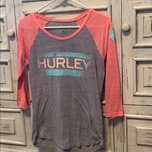 Hurley quarter length top